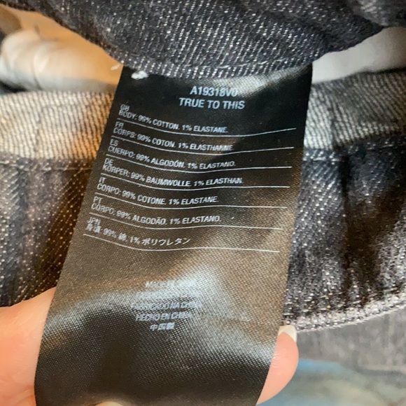 Volcom Vorta Slim Straight Grey Jeans Size 28 - Picture 8 of 8